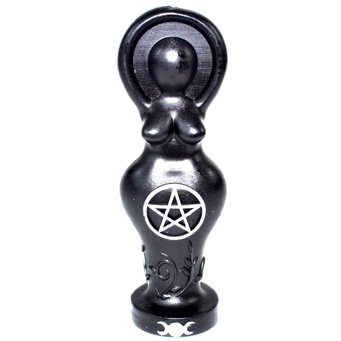 5 1/2" Black Goddess candle (image for) 5 1/2" Black Goddess candle